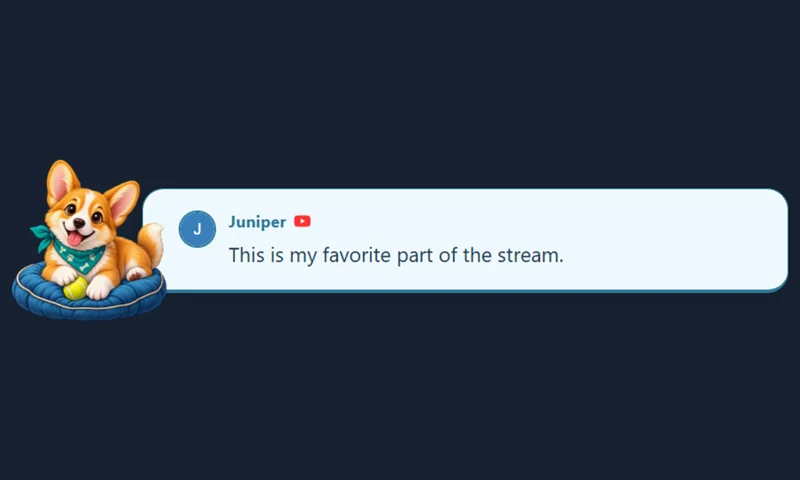 Good Company overlay with sample messages