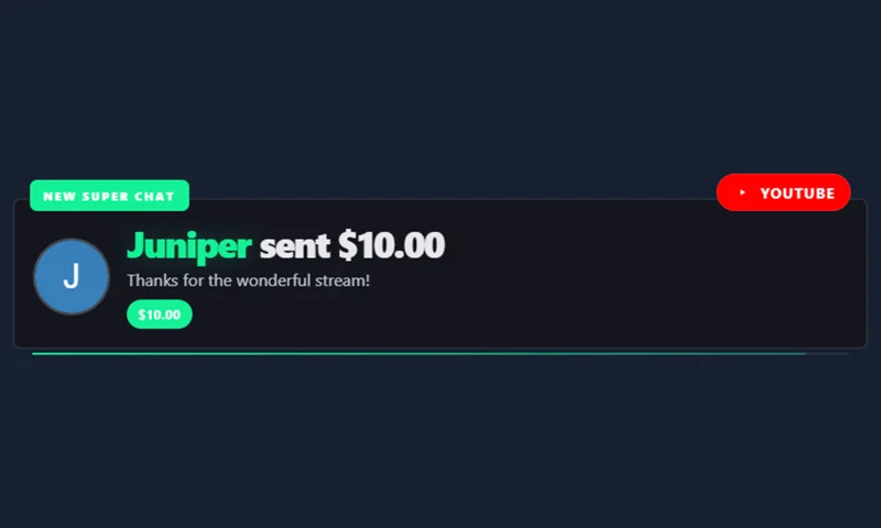 Solid / Flat overlay with sample messages